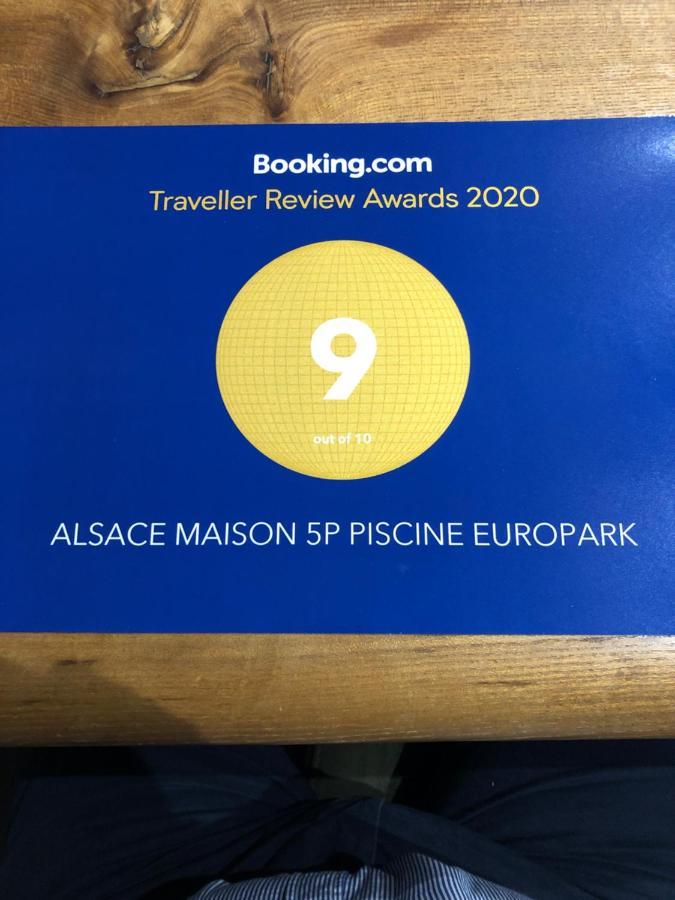 Alsace Maison 5P Piscine Europapark Rulantica Villa Marckolsheim Exterior photo